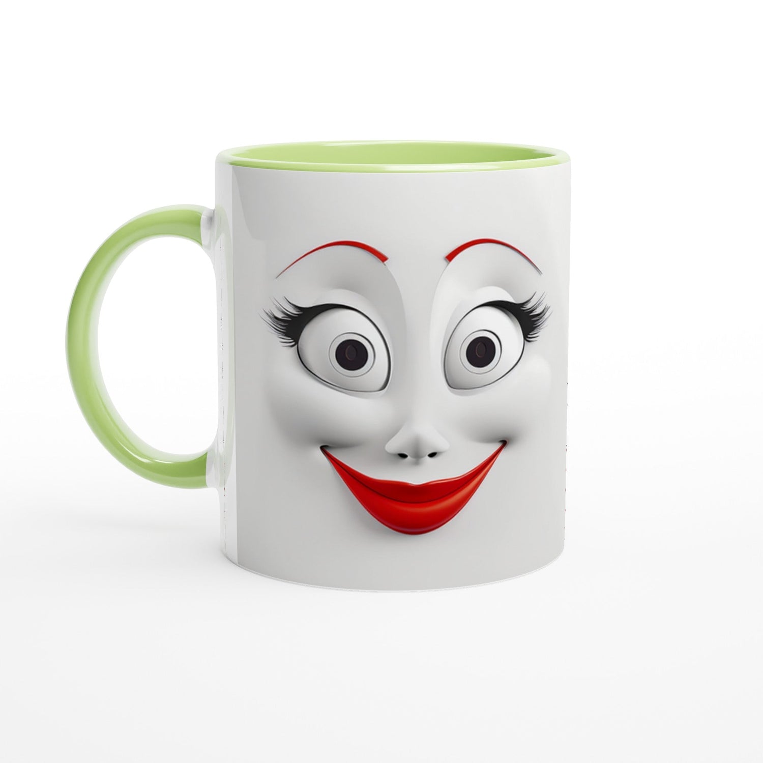 3D-Tassen mit farbiger Innenseite